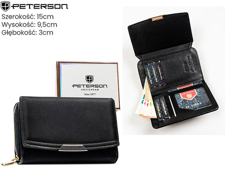 Portfel damski skórzany PTN 76112-BFBC Red