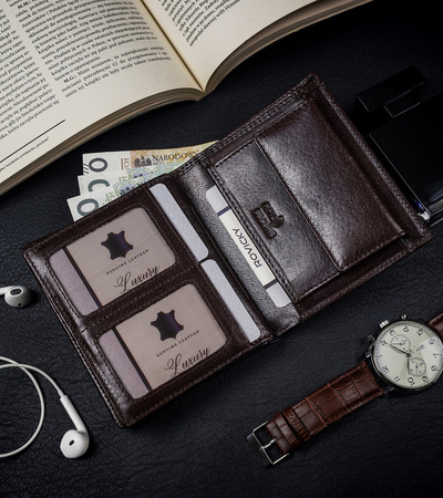 ROVICKY PC-106-BAR RFID leather wallet