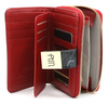 Portfel damski skórzany PTN 76115-NBF Red-Black
