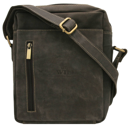 Leather bag MN-6-MH-1876 BROWN