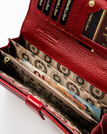 Portfel skórzany RFID PETERSON PTN PL-403