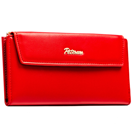Portfel damski skórzany PTN 76112-BFBC Red
