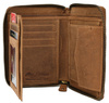 Portfel skórzany PTN 340 2-1-5 cognac