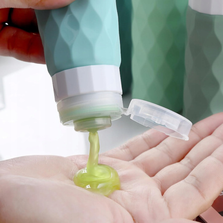 Zestaw silikonowych buteleczek SBP-90-SET4 Green