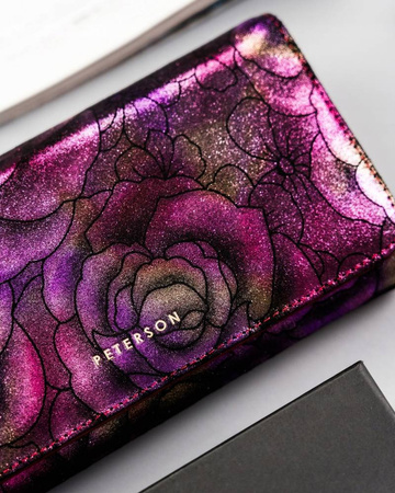 Portfel skórzany RFID PETERSON PTN 421077-MD