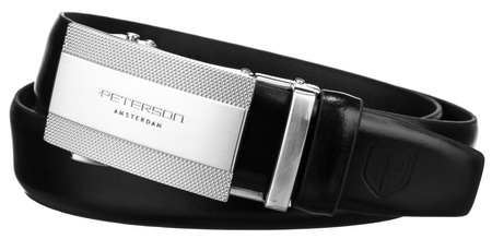 Pasek automat skórzany PTN A007 Black