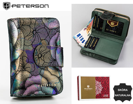 PETERSON PTN 425214-MD RFID leather wallet