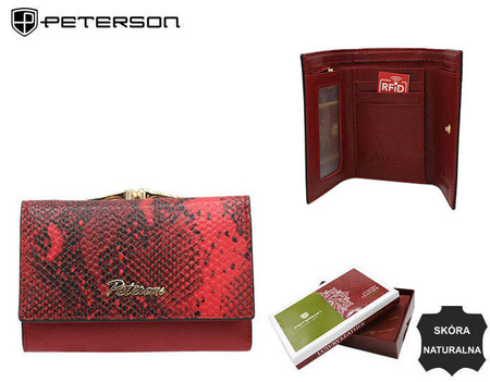 PETERSON PTN SM-412 RFID leather wallet