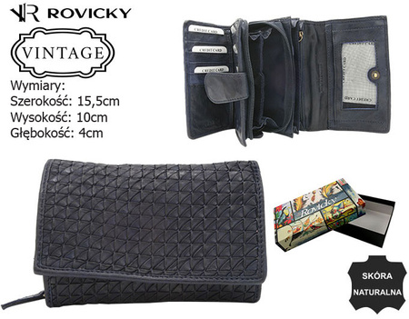 Women's leather wallet R-N19-ZPT