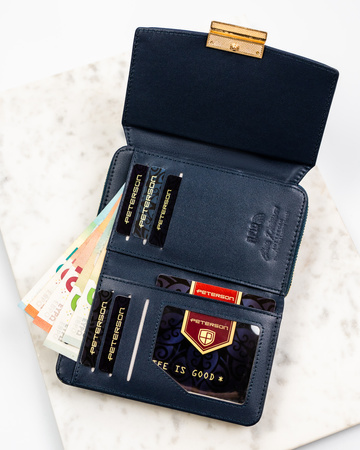Portfel damski eko PTN 0015-F Navy