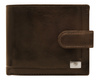 Portfel skórzany RFID PC-107L-BAR Brown