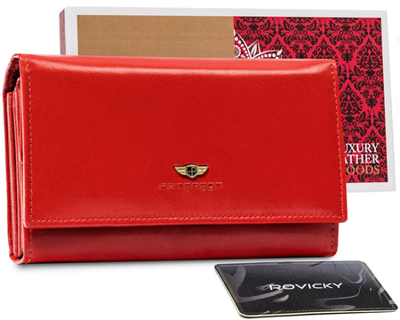Peterson women's leather wallet PTN 438 2-3-1-5989 R