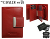 Portfel damski skórzany RD-04-GCL Red