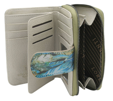 Women's Leather Wallet 76115-HYM Green