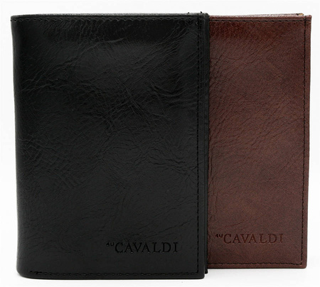 Leatherette men's wallet CAVALDI F18-054 BUNDLE 10 PCS