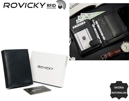 ROVICKY RFID leather wallet N4-PZ-CCR-RFID