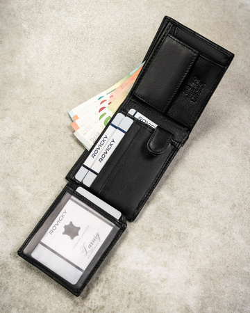 Portfel męski skórzany 0035-RVD Black