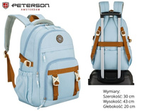 Plecak PTN 8594 Blue
