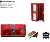 Portfel damski skórzany PTN 42100-NBF Red-Black