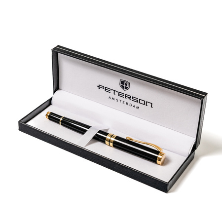 Elegancki długopis w pudełku Peterson PTN 339 Black