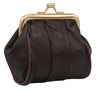 Leather coin purse 662 D.Brown