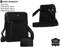 Torba skórzana + Etui PTN 1904-TUM Black