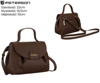Torebka damska PU PTN TOR-ALE-28 Brown