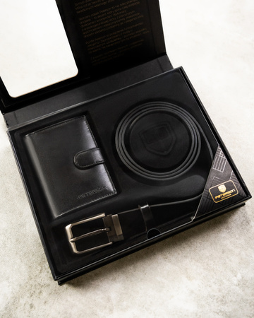 Zestaw portel+pasek PTN N4L-09-120-BW Black