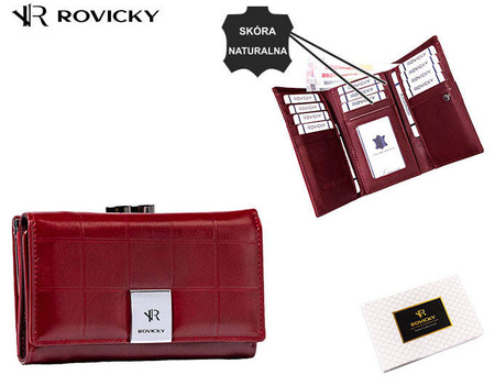 Portfel skóra+PU RFID ROVICKY RPX-23-3