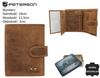 Leather Wallet PTN 339Z Cognac
