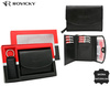 Women's Gift Set: Leather Wallet and Keychain ROVICKY R-ZD-604-BG