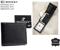 Portfel męski skórzany 0002-RVD Black