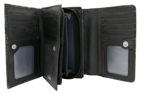 Women's leather wallet R-N0493-ART