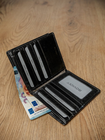 ROVICKY PC-106-BAR RFID leather wallet