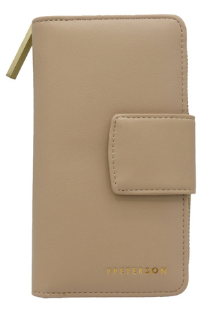 Portfel damski PU PTN 76116-F8 Beige