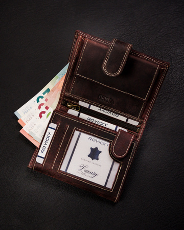 Portfel męski skórzany na blistrze N4L-CHM-BL Brown