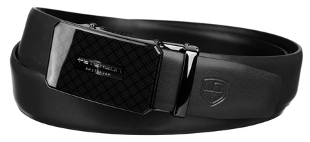 Pasek automat skórzany PTN A015 Black