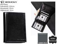 Portfel męski skórzany na blistrze 324-GA-BL Black