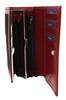 Portfe damski skórzany RV-27079-BCA Red