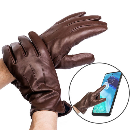 ROVICKY leather gloves R-RMS-04-O