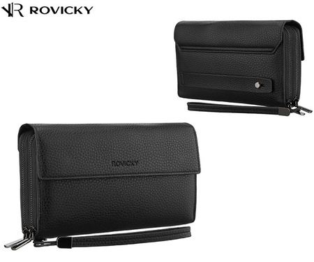 Saszetka PU do ręki R-SDR-03 Black