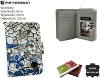 Portfel damski skóra+PU PTN PH31-LFL Blue