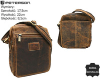 Torba skórzana PTN-IG-8-TMH Tan