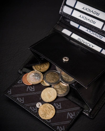Leather Wallet RV-75699-9B-BCA Black