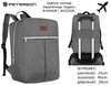 Plecak z poliestru PTN GBP-10 Gray silver