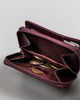 Women's leather wallet R-RD-34-GCL Plum