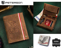 PETERSON PTN 317PW-02 RFID leather wallet