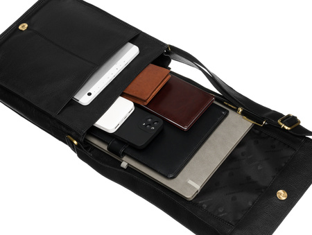 Torba skórzana PTN LARS-NDM Black