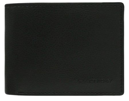 A two-piece gift set: Leatherette wallet & key ring by ROVICKY R-SET-M-N003-PUA BLA