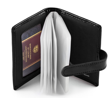 Skórzane etui na dokumenty PTN BP-BC-102 Black